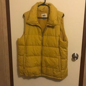 Muted Yellow Puffer Vest